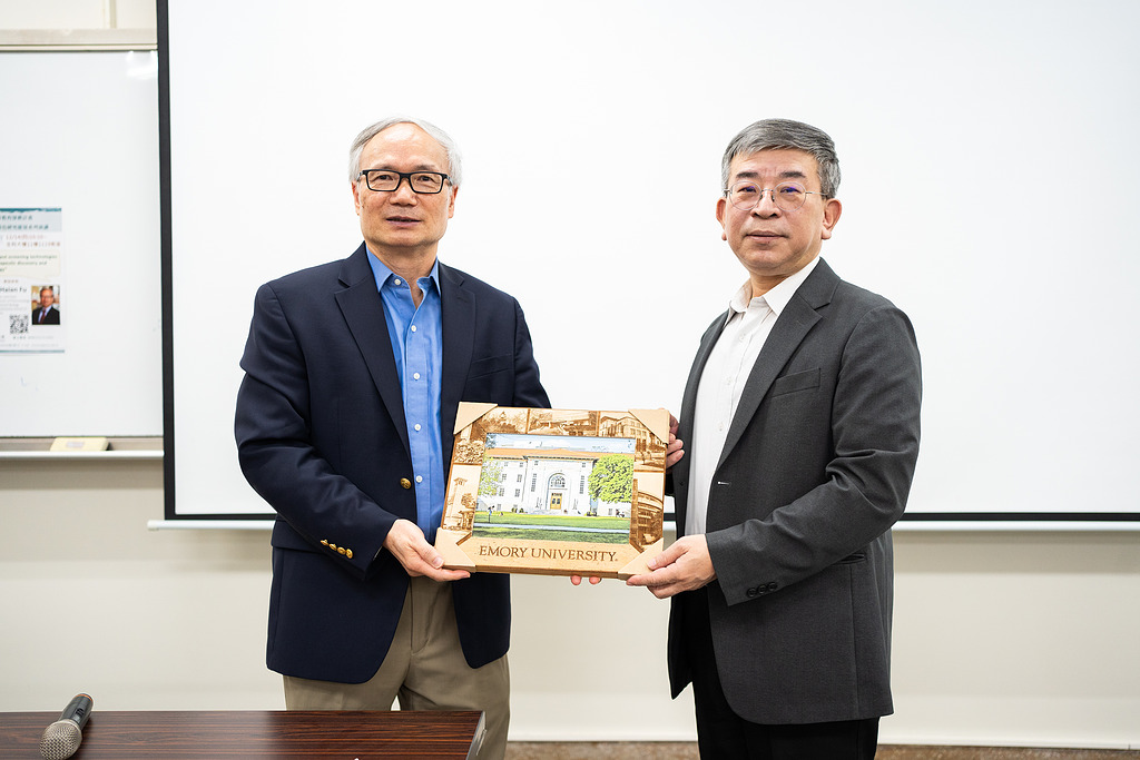 2023.12.14 美國埃默里大學 Dr. Haian Fu來訪演講